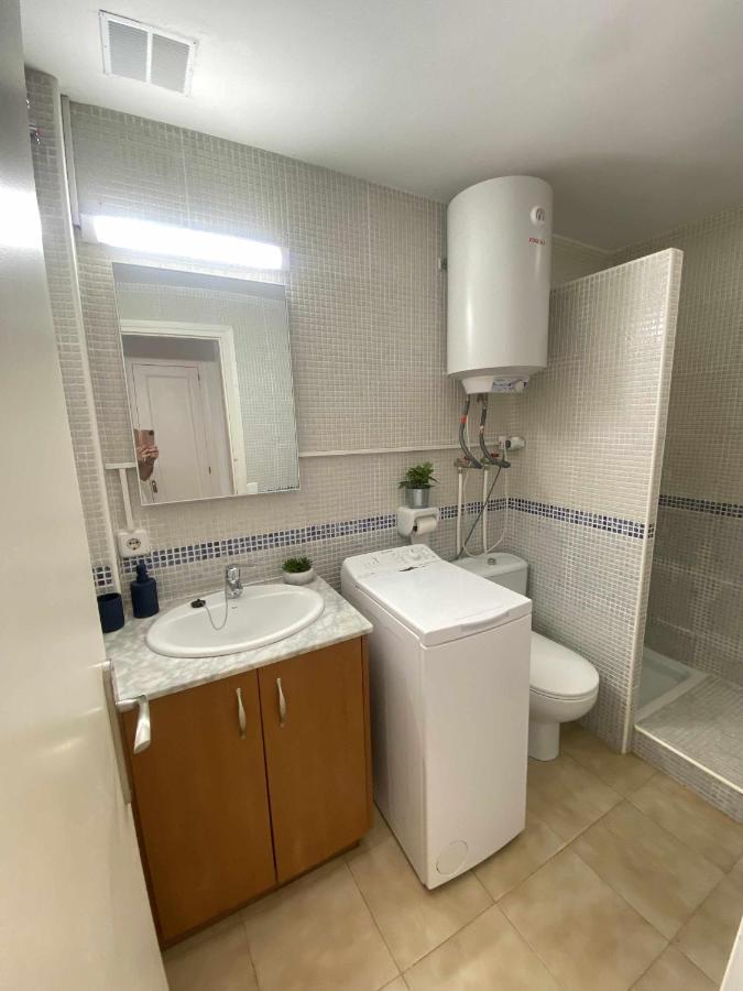 Apartamento Bajo Con Piscina Macarella Cala'N Blanes  Екстериор снимка
